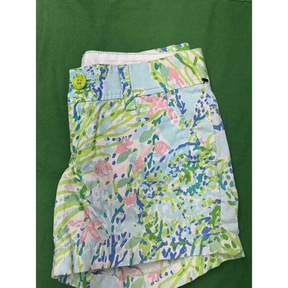 Lilly Pulitzer Callahan Stretch Short in Shell Beach Women's Size 00 EUC - Picture 3 of 7